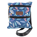 Leaves Cross Body Bag Blue